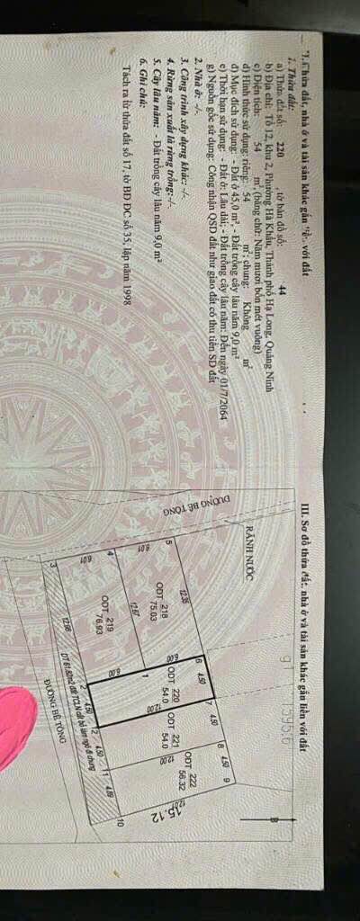 Đất ở Hạ Long 54m² giá chỉ 1 tỷ - Đường ô tô vào tận nơi!