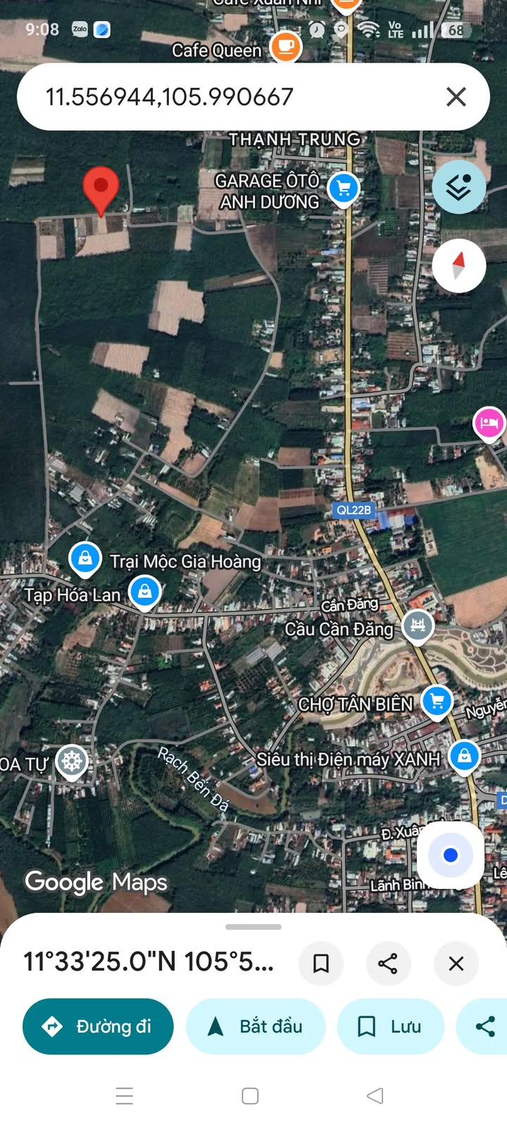 Đất nền 580m² tại Ấp Thạnh Trung, Tân Biên chỉ từ 300 triệu - Đầu tư sinh lời ngay!