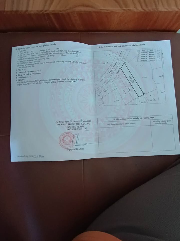 Đất nền thôn Xích Thổ, Hạ Long 154m² giá 1.3 tỷ - Đường rộng thoáng, vị trí thuận lợi!