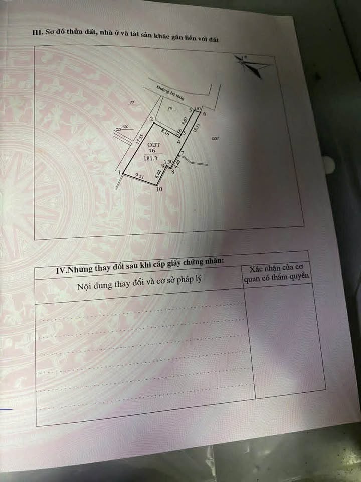 Đất thổ cư 181m² tại phường Âu Cơ, thị xã Phú Thọ - Giá chỉ 1.7 tỷ!