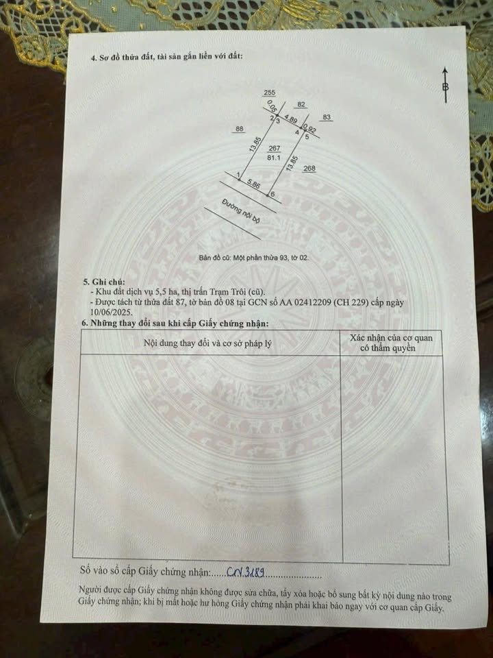 Đất nền khu dịch vụ Trạm Trôi 81.1m² giá 11.5 tỷ - Tiềm năng phát triển vượt bậc!