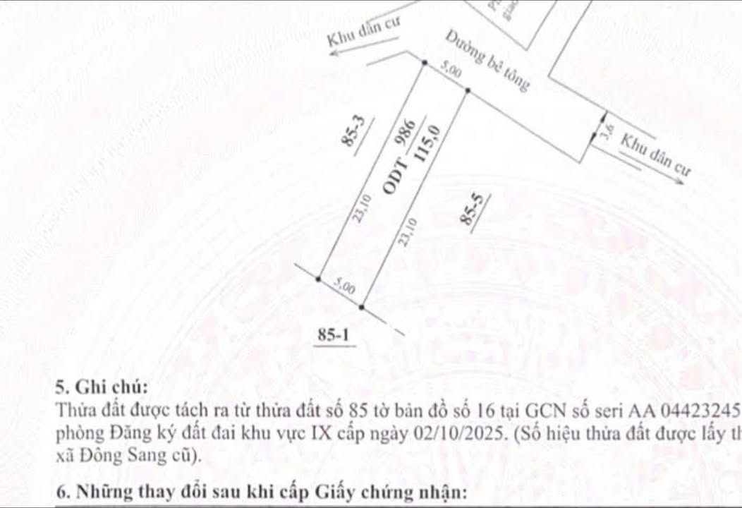 Đất nền Mộc Sơn Mộc Châu 115m² - Chính chủ, giá tốt, sẵn sổ đỏ!