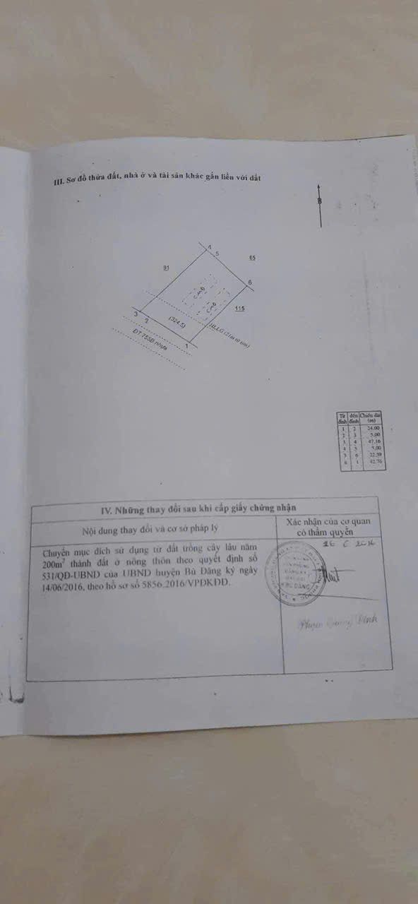Kho bãi Bù Đăng 1500m² giá thỏa thuận - Diện tích lớn, xây dựng kiên cố