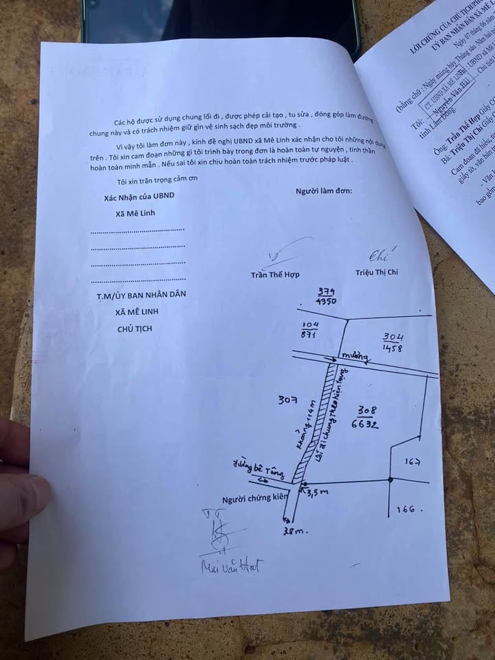 Đất Mê Linh Lâm Hà 6.632m² – Tiềm năng sinh lời cao chỉ 1 tỷ!