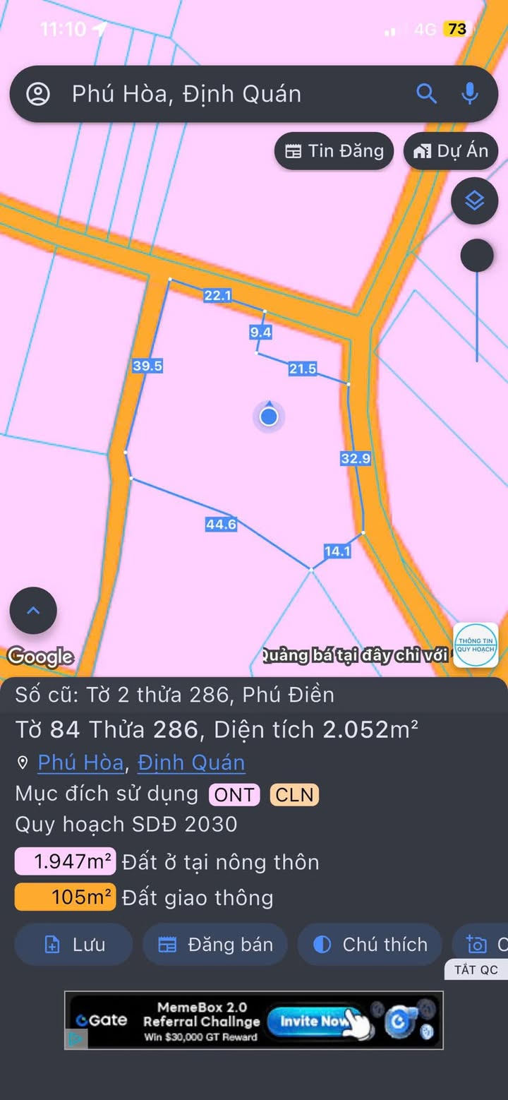 Đất nền Phú Điền 2000m² giá 3.7 tỷ - Sổ riêng, đầu tư sinh lời ngay!