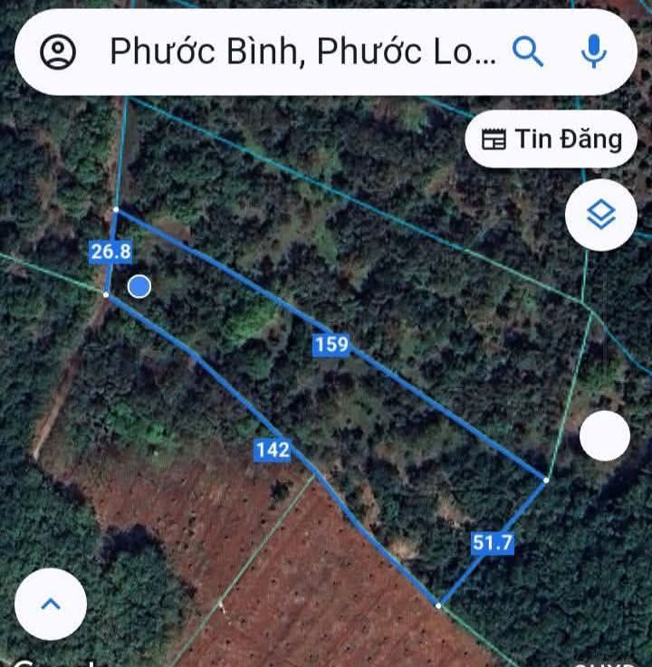 Đất nền Phước Bình 5400m² giá 1.45 tỷ - Mặt tiền đường bê tông thuận lợi!