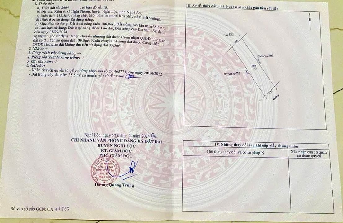 Đất nền Nghi Phong Vinh 135m² giá 2.2 tỷ - Đầu tư an cư lý tưởng!