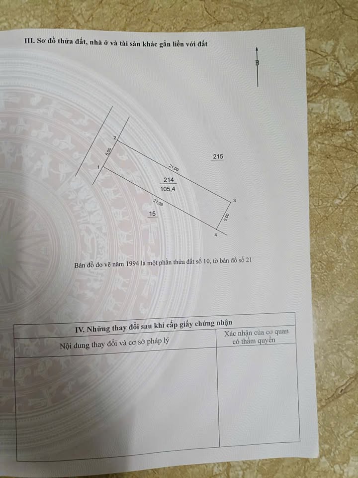 Đất nền Nam Phù, Chương Mỹ 105.4m² giá 7 tỷ - Sổ đỏ chính chủ, xe 16 chỗ vào tận nơi!