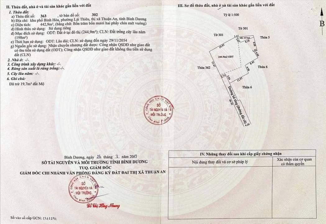 Đất Lái Thiêu, Thuận An, Bình Dương 3463m² giá 31.1 tỷ - Cơ hội đầu tư tuyệt vời!