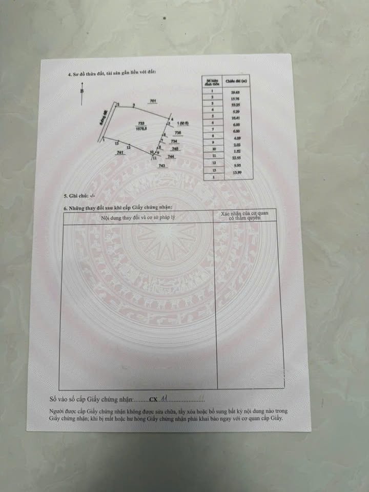 Đất thổ cư Phong Nẫm 1500m² giá 1.85 tỷ - Mặt tiền đường ô tô vào tận nơi!