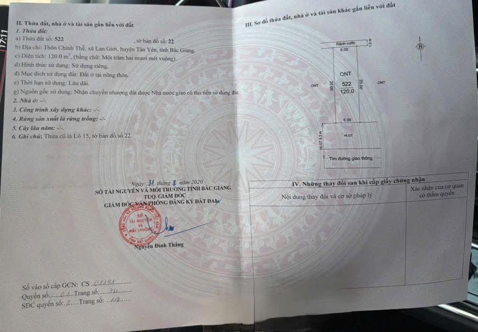 Đất đấu giá Lan Giới 120m² giá 1.2 tỷ - Kinh doanh ngay!