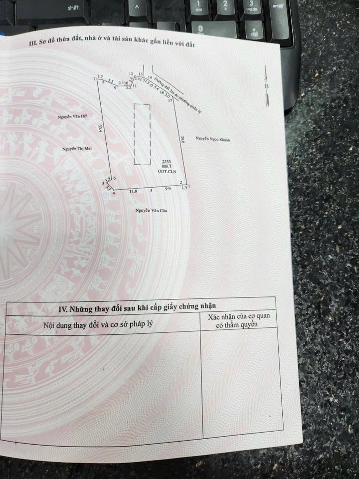 Đất nền Tân An, Thủ Dầu Một 806m² giá chỉ 4.836 tỷ - Sổ đỏ chính chủ