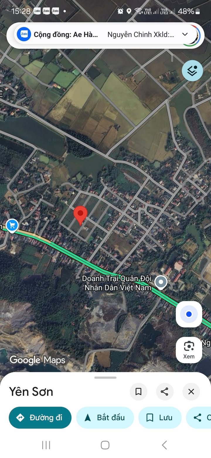 Đất nhà vườn Yên Sơn, Tam Điệp 360m² giá 1.1 tỷ - Cơ hội đầu tư hấp dẫn!