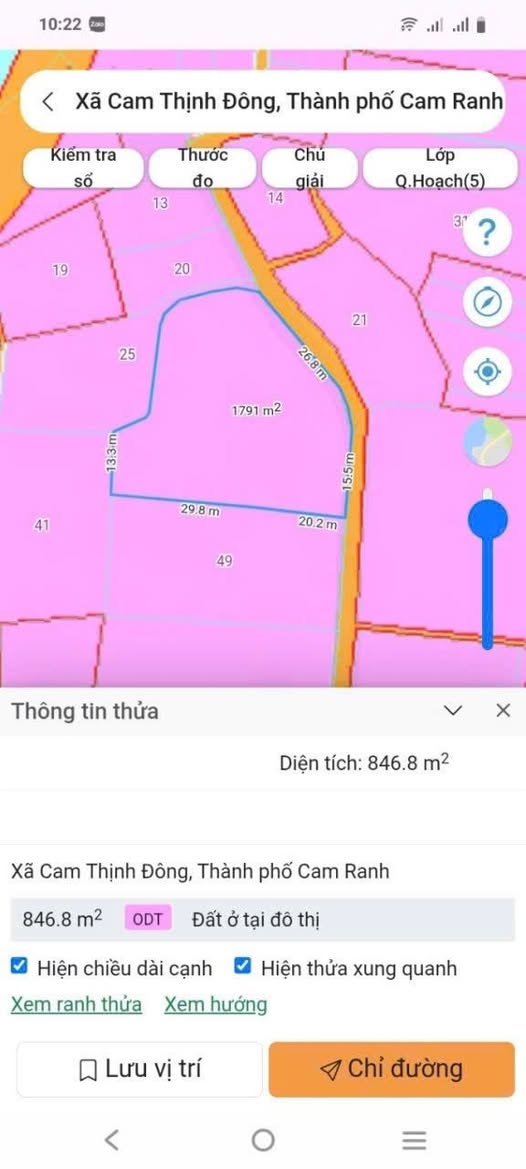 Đất thổ cư Mỹ Thành, Nam Cam Ranh 846m² giá 3 tỷ - Cơ hội đầu tư tuyệt vời!