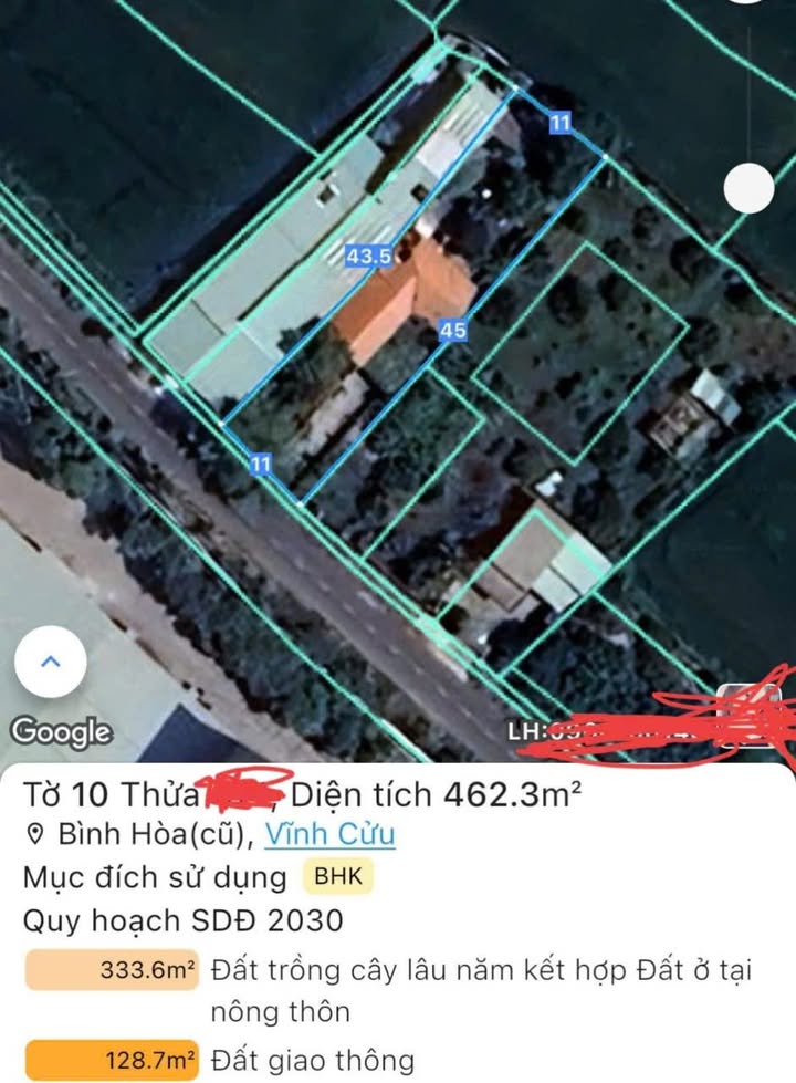 Nhà mặt tiền đường Cây Dương, Biên Hòa 495m² giá 3 tỷ - Cơ hội đầu tư vàng!