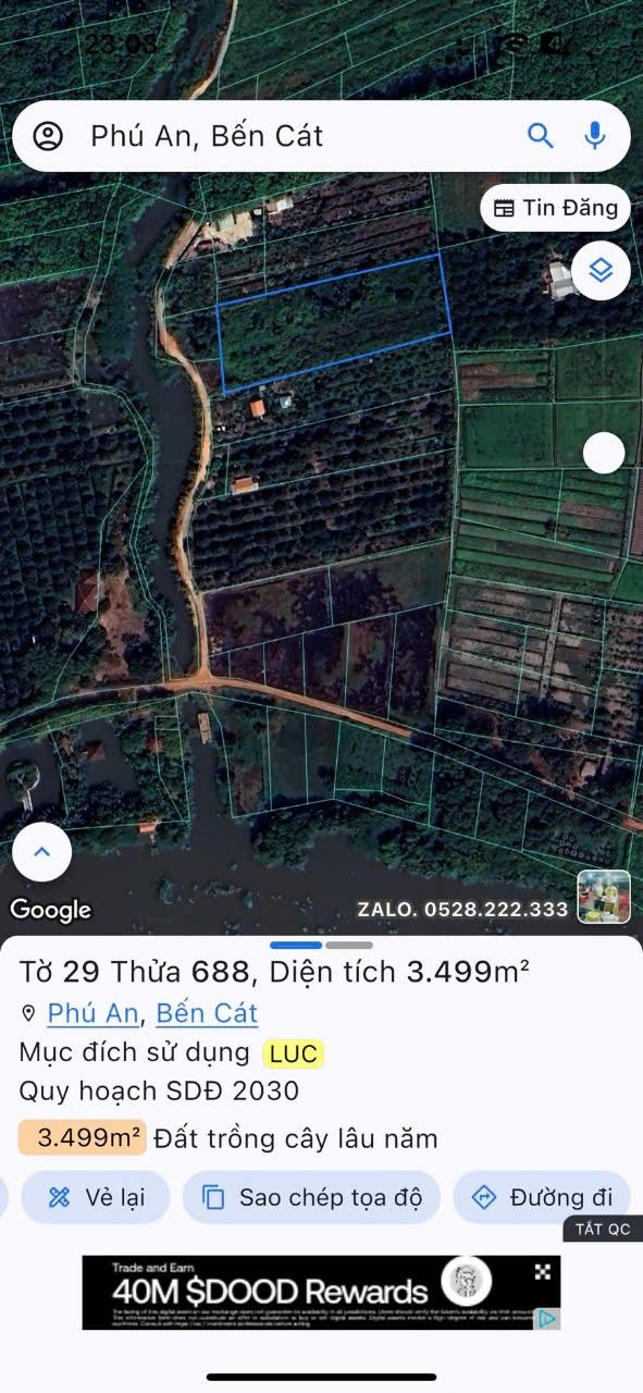 Đất nền Bến Cát 1720m² giá 6.5 tỷ - Đầu tư sinh lời hấp dẫn!