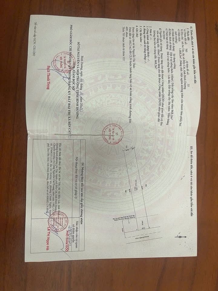 Đất nền mặt tiền đường DH609, phường An Tây, 1000m² - Gần chợ và khu công nghiệp!