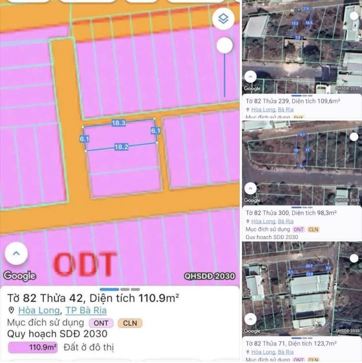 Đất nền Phường Tam Long, Bà Rịa - Vũng Tàu 108m² giá 1.5 tỷ - Vị trí đẹp, thoáng mát!