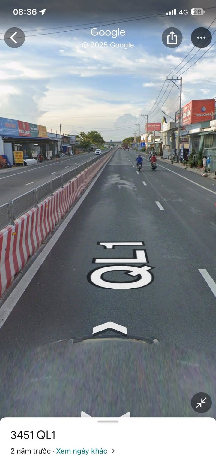 Đất mặt tiền Quốc lộ 1A, Hiệp Thành, 51m² giá 420 triệu - Đầu tư sinh lời ngay!