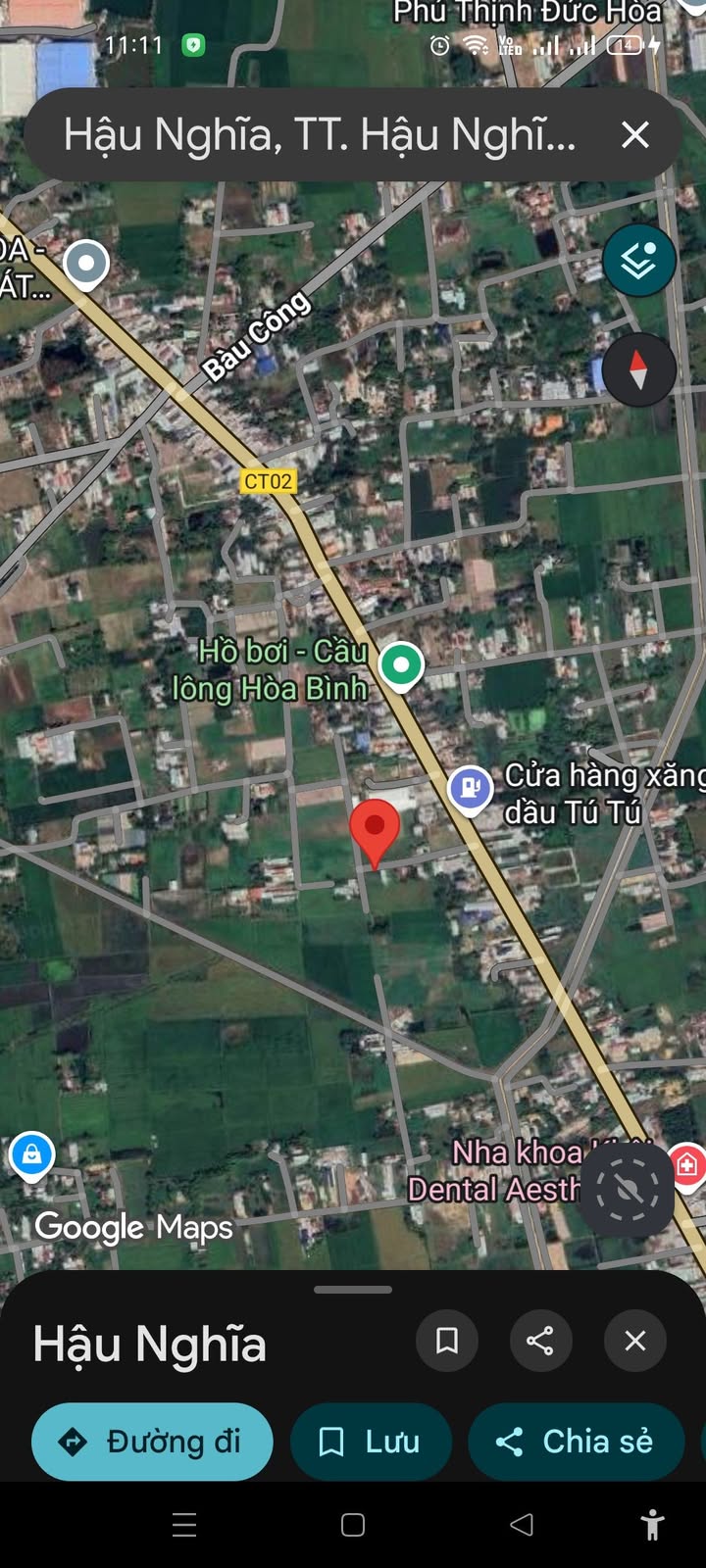 Đất thổ cư Hậu Nghĩa 150m² giá 1.85 tỷ - Cách Vinhomes chỉ 600m!