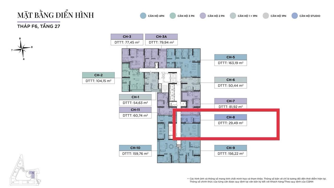 Căn hộ Studio F6 Feliza Thụy Phương 28.9m² giá 5.73 tỷ - Tầng trung view đẹp!