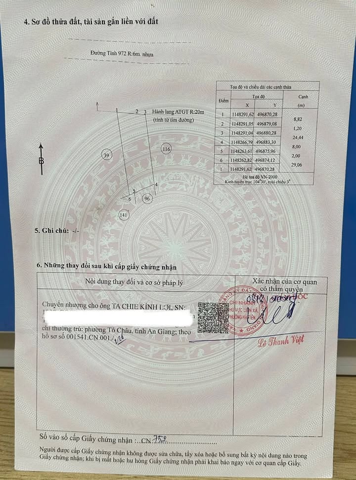 Đất nền Tỉnh lộ 972, Hà Tiên 260m² giá 3.12 tỷ - Đầu tư sinh lời không thể bỏ qua!