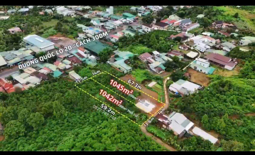 Lô đất thổ cư 200m² tại Đại Lào, TP Bảo Lộc, giá 1.8 tỷ - Đầu tư sinh lời ngay!