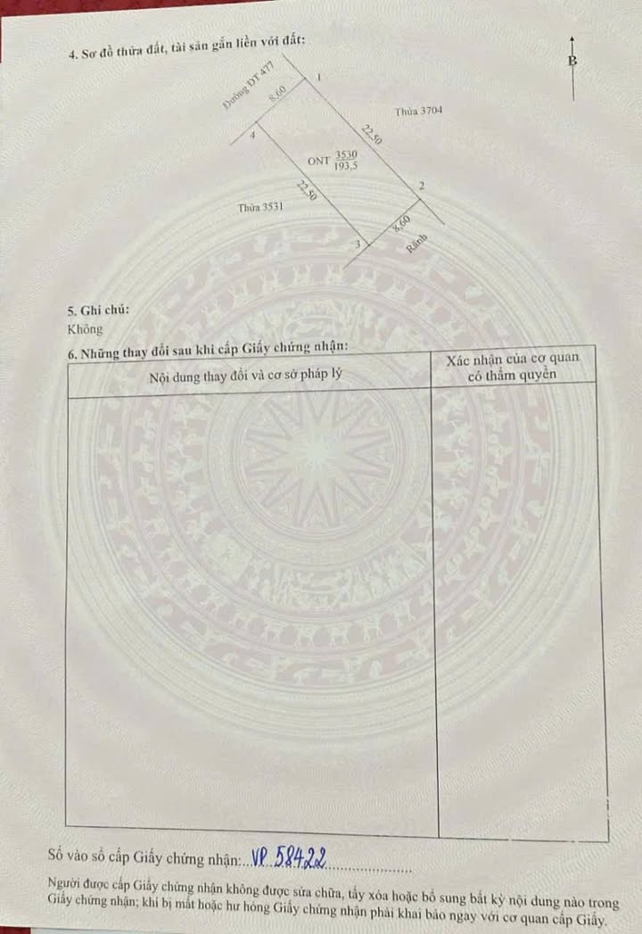 Đất nền xã Gia Vượng, huyện Gia Viễn 193m² - Vị trí đẹp, kinh doanh thuận lợi!