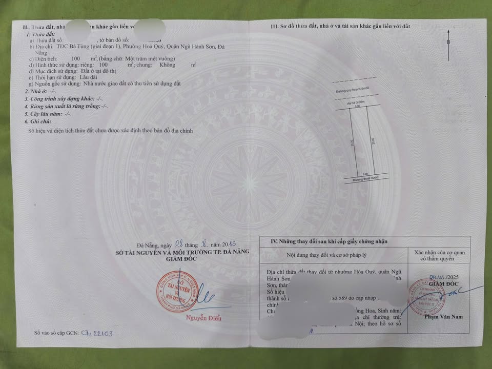 Đất nền đường Võ Chí Công, Ngũ Hành Sơn 100m² giá 4.7 tỷ - Đầu tư sinh lời ngay!