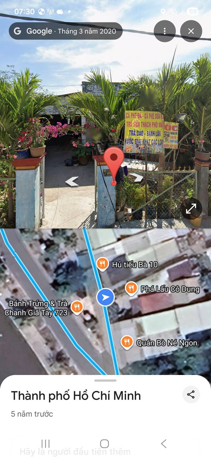 Bán đất mặt tiền bờ kè Trần Quang Đạo, Cần Giờ 274m² - Đầu tư kinh doanh sinh lời