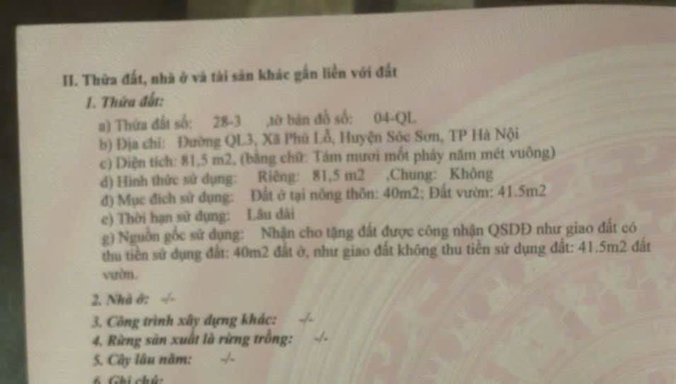 Nhà 2 tầng Phù Lỗ 81.5m² giá chỉ 3.5 tỷ - Đầu tư sinh lời hấp dẫn!