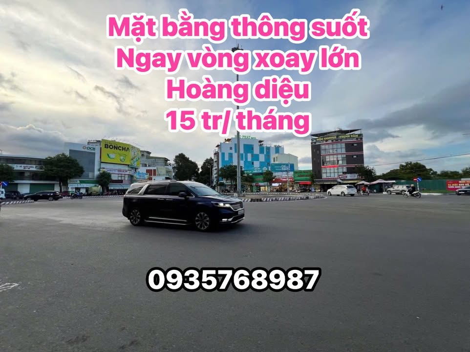 Cho thuê mặt bằng 40m² tại vòng xoay Hoàng Diệu - Giá chỉ 15 triệu/tháng!
