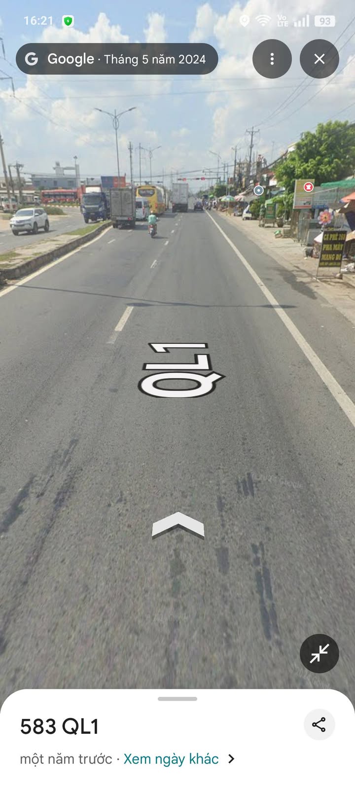 Đất thổ cư 1200m² Châu Thành Tiền Giang 1530m² giá 13 tỷ - Mặt tiền Quốc Lộ 1A