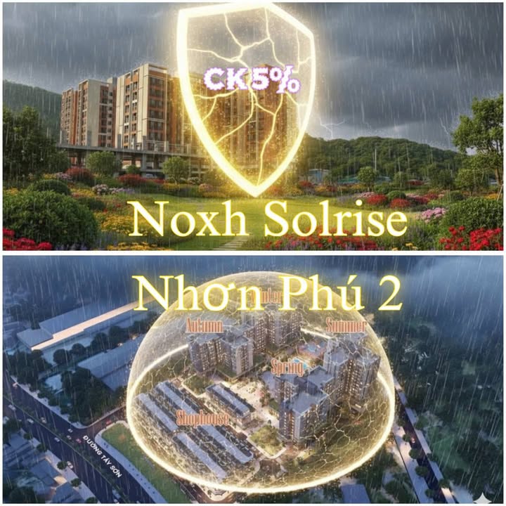 Căn hộ SolRise Nhơn Phú 2 giá chỉ từ 475 triệu - An cư bền vững giữa mùa bão lũ!