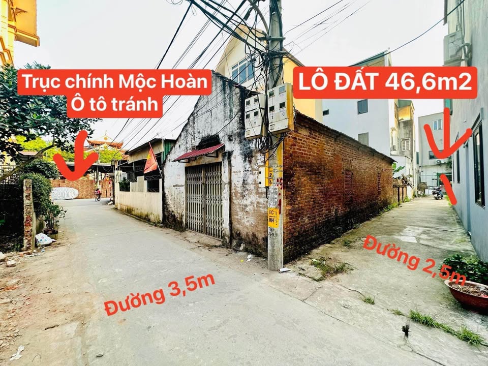 Đất thổ cư Vân Côn, Hoài Đức 47m² chỉ 2.3 tỷ - Ô tô đỗ cửa