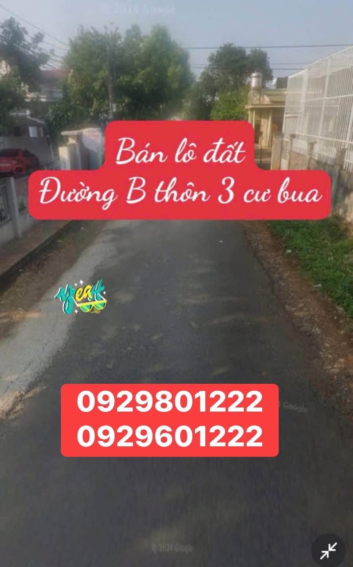 Đất mặt tiền đường B, Thôn 3, Cư Bua, 120m² giá 2.1 tỷ - Cơ hội đầu tư hấp dẫn!