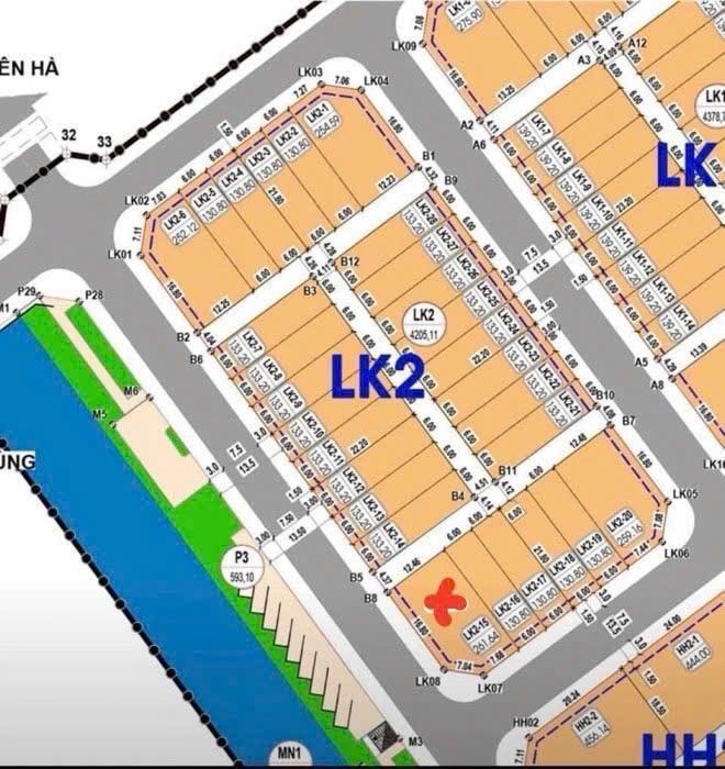 Đất LK 2-12 Khu đấu giá Vân Hà Đông Anh 133.2m² giá 7 tỷ - Sổ đỏ chính chủ, giao dịch ngay!
