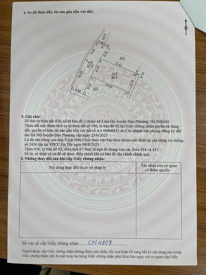 Đất nền Liên Hà, Đan Phượng 80m² giá chỉ 6 triệu/m² - Cơ hội đầu tư hấp dẫn!