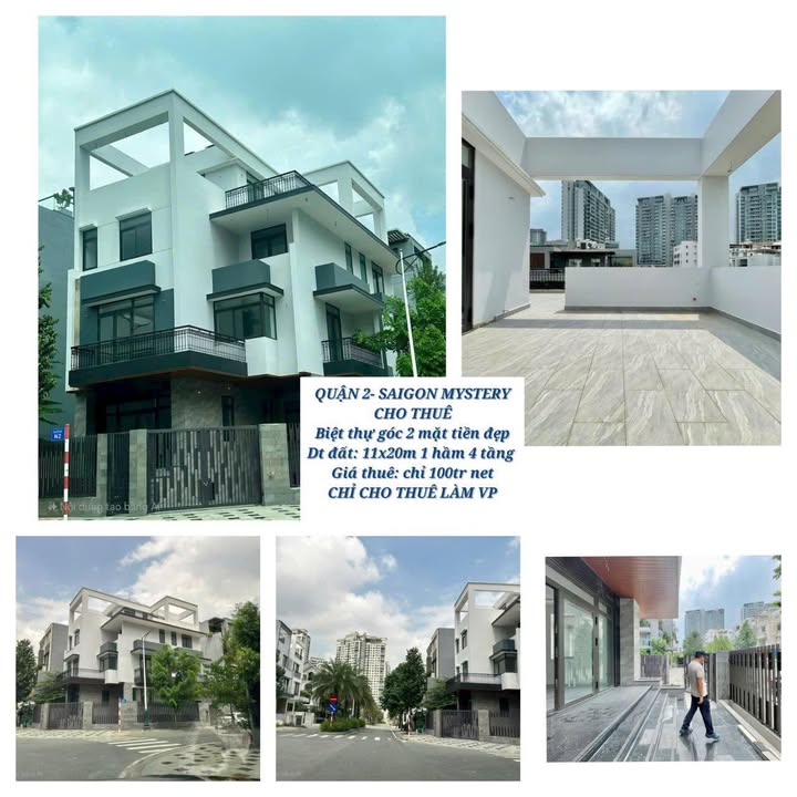 Biệt thự Saigon Mystery 220m² - Cho thuê làm văn phòng công ty