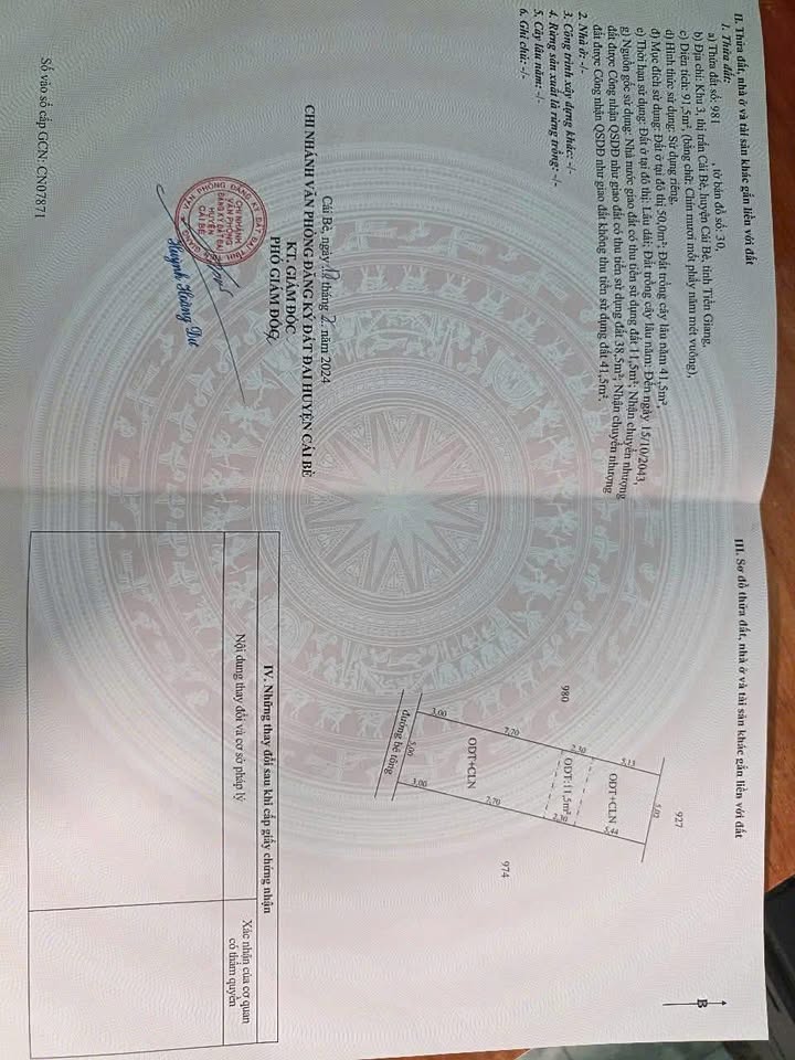 Đất nền khu phố 3, Thị trấn Cái Bè 90m² giá 380 triệu - Cơ hội đầu tư hấp dẫn!