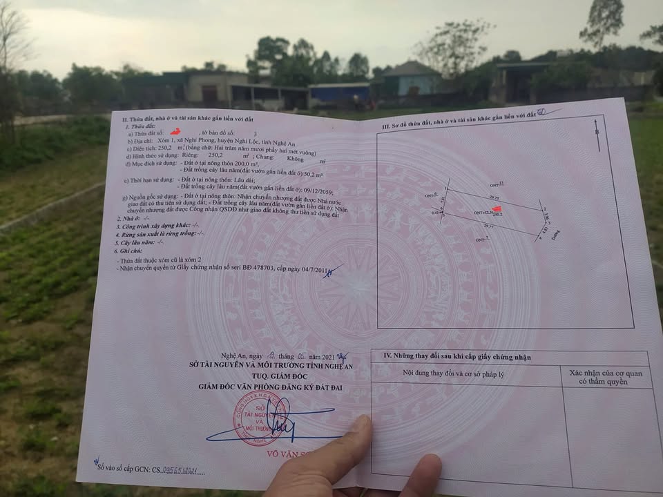 Đất nền Nghi Phong - 250m² giá 2 tỷ - Đầu tư sinh lời ngay!