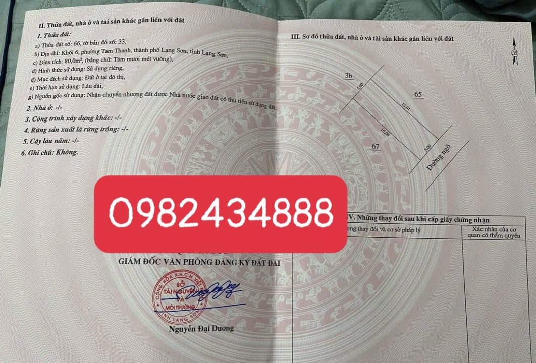 Đất nền khối 6, phường Tam Thanh 80m² giá 800 triệu - Đầu tư sinh lời ngay!