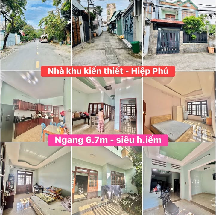 Nhà 2 tầng đường Trịnh Hoài Đức, Hiệp Phú, Q9 - 97m² giá 9.5 tỷ - Ô tô vào tận nhà!