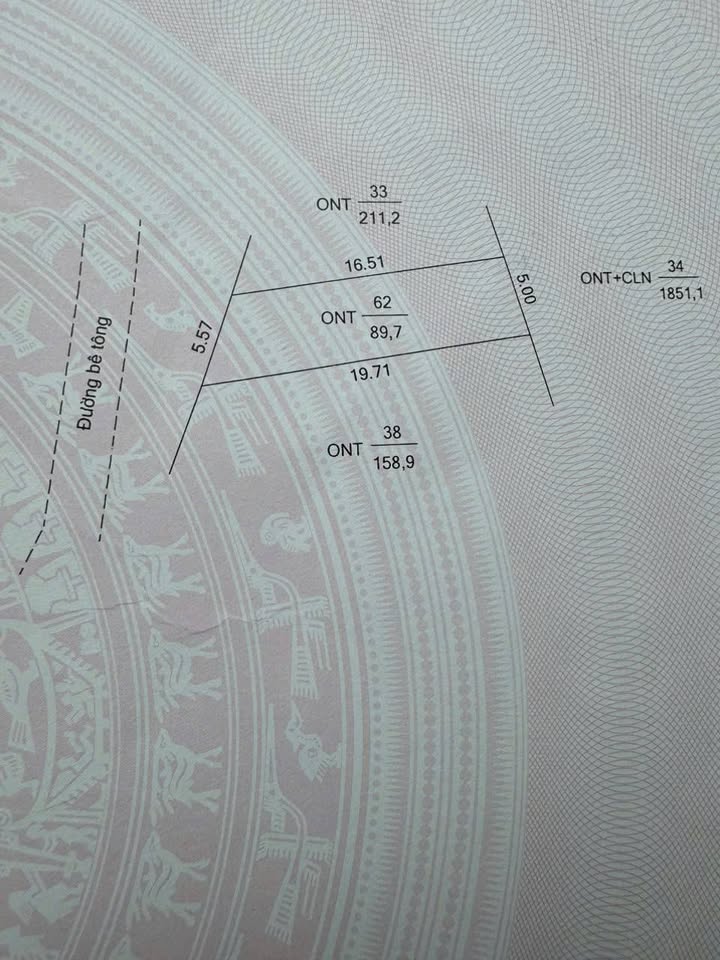 Đất thổ cư xã Cù Lao Giêng 89.7m² giá chỉ 250 triệu - Gần chợ Mỹ Hiệp!