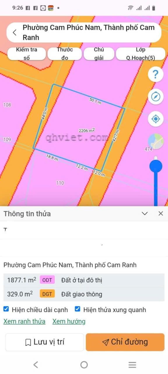 Đất nền đường Lê Duẩn, phường Cam Phúc Nam, 516m² - Giá tốt, thương lượng