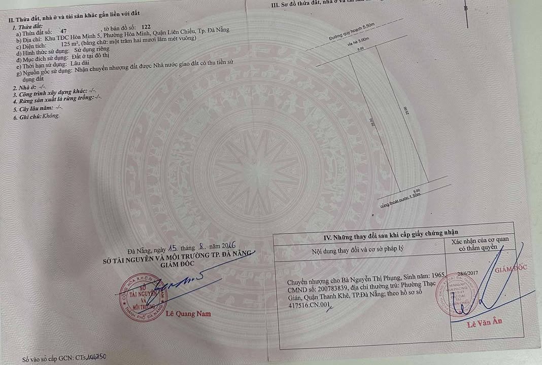 Nhà mặt tiền Hòa Minh, Đà Nẵng 128m² giá 4.85 tỷ - Pháp lý rõ ràng, đầu tư sinh lời!