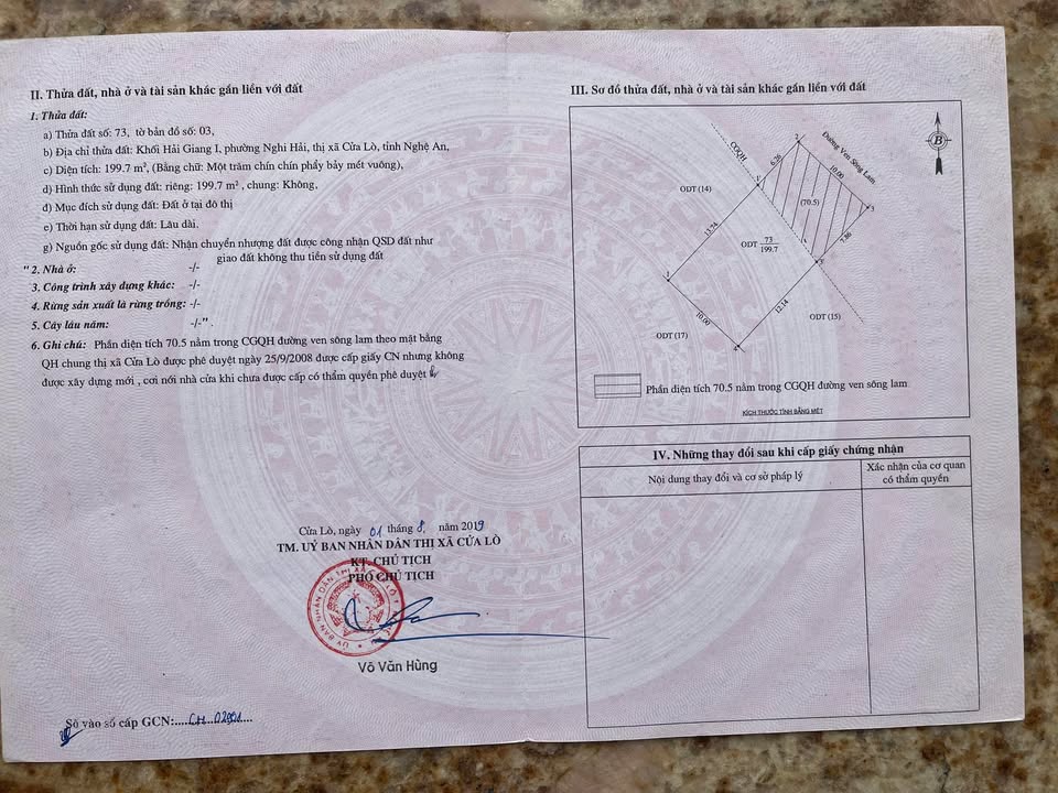 Đất mặt đường Bình Minh Cửa Lò 199,7m² giá 1x tỷ - Cơ hội đầu tư không thể bỏ lỡ!