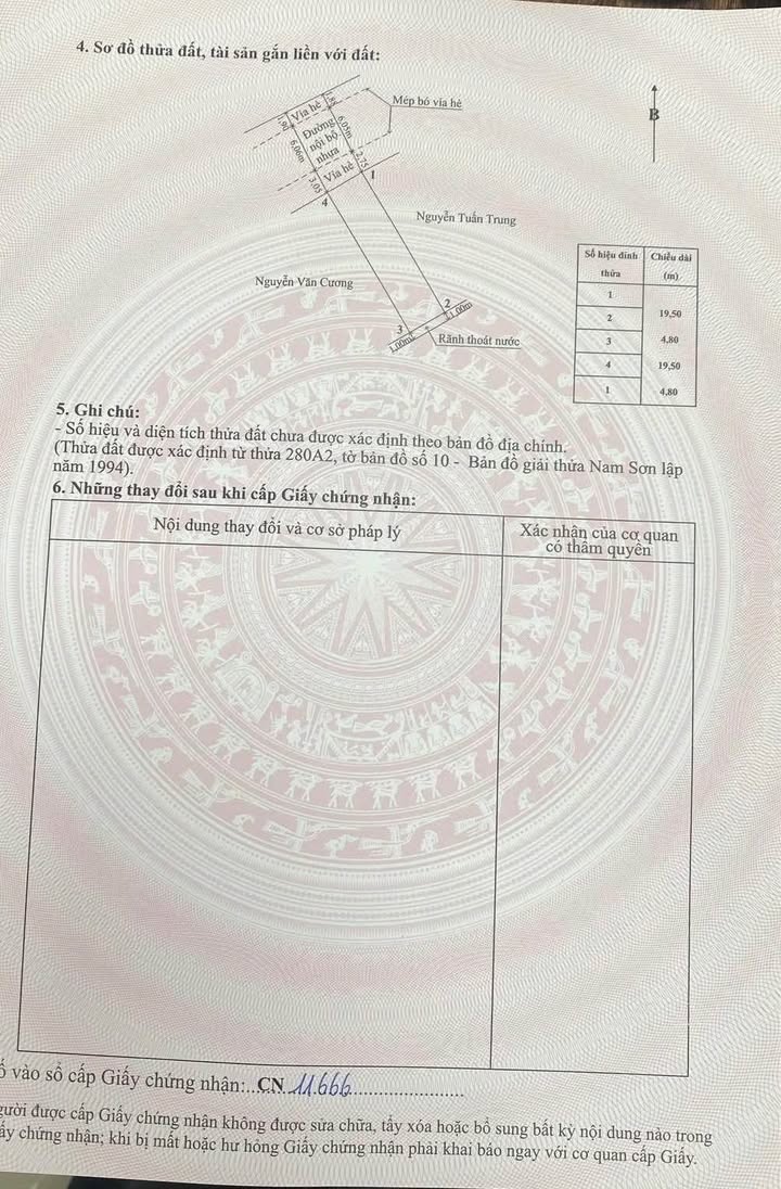 Đất nền 93,6m² tại Lương Quán, Nam Sơn, An Dương giá 3,2 tỷ - Cơ hội đầu tư tuyệt vời!