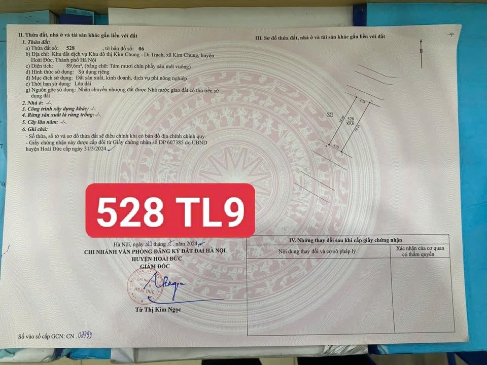 Đất nền dịch vụ TL9 Lai Xá Hoài Đức 89.6m² giá 12.82 tỷ - Đầu tư sinh lời hấp dẫn!