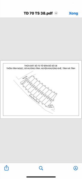 Đất thổ cư Hương Xuân 75m² giá chỉ 5xx triệu - Cơ hội đầu tư hiếm có!
